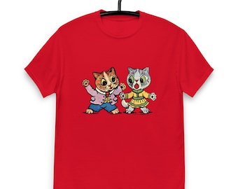 Louis Wain Two Cats Tee Shirt