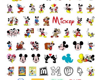 Pacote SVG Mickey e Amigos, Cabeça em Camadas, Camiseta de Aniversário, Arquivos SVG de Caneca Tumbler para Cricut, Arquivos SVG para Cricut, Para Silhouette