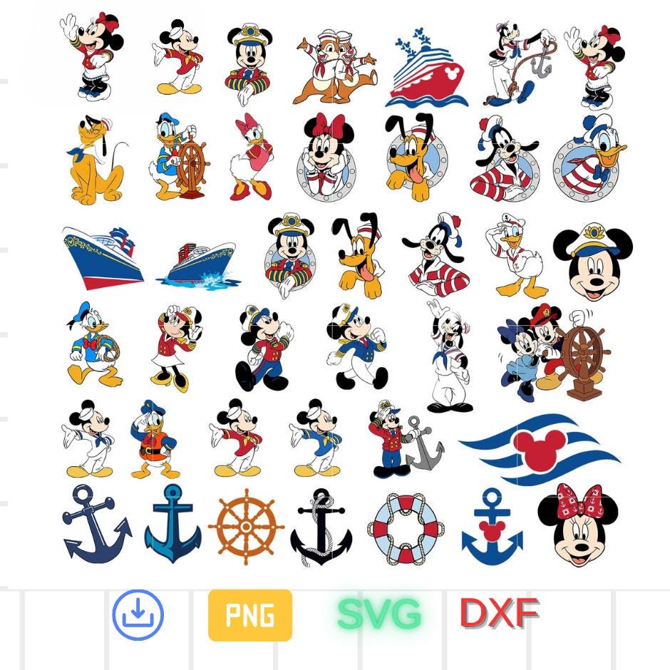 Cruise SVG Bundle ,Mickey Cruise PNG Bundle,Cruise ship svg,Mouse Cruise Ship Names Logo Bundle -Treasure Fantasy Dream Wish Wonder Magic