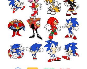 The HEDGEHOG SVG, SONIC Svg, The Hedgehog Svg Files for Cricut, Sonic Clipart, Files for Cricut , Instant Download
