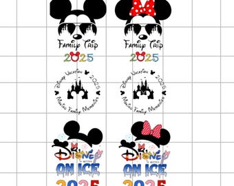 2025 Familienreise Bundle SVG PNG, 2025 Familienurlaub Png, Familienreise Sublimationsdesign, Vacay-Modus Png, magisches Königreich svg, Reise 2025