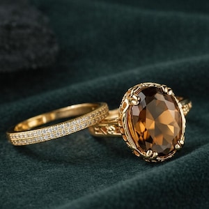 Quicksilver-Inspired Relic Ring Book Lover Gift vintage onyx amber piece