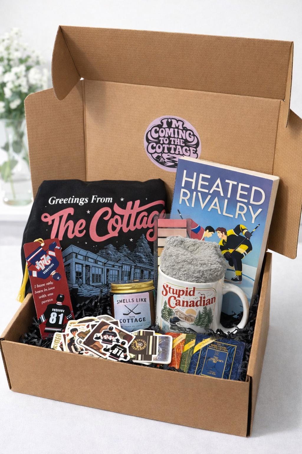 Heated Rivalry Book Box - All Inclusive Game Changer Hockey Romance ...