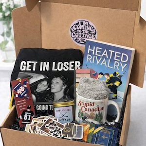 Heated Rivalry Book Gift Box - All Inclusive Game Changer Hockey Romance Reader Self-Care Basket