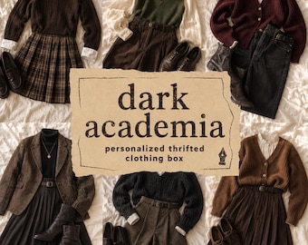 The Dark Academia Clothing Bundle | Mystery Scholar-Goth Wardrobe