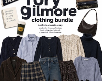 Rory Gilmore Mystery Outfit Box  | Thrifted Academia Clothing Bundle | Standard + Premium Sizes S-2X