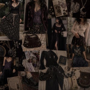 The Whimsigoth Clothing Bundle | Thrifted Mystical Grunge Clothing Bundle | Sizes S-2X