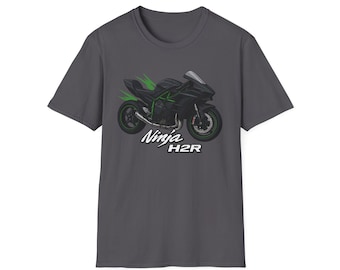 Ninja H2R Sportbike Graphic Tee, Motorcycle Racing Shirt