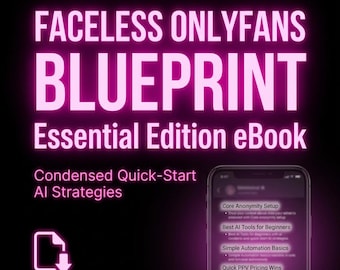 Faceless OnlyFans Ratgeber: KI-Einnahmen-Methode | Invisible Erschaffer Bauplan