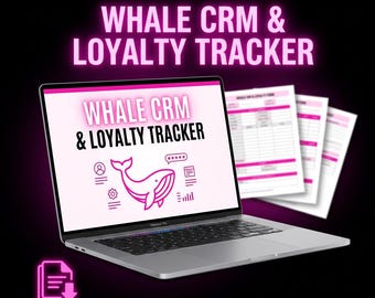 Wal Kundenbindungs-Tracker | Fan-Einnahmen-Tracker für Ersteller | Tabelle + PDF-Arbeitsmappe | OnlyFans Fansly Patreon Digitaler Download