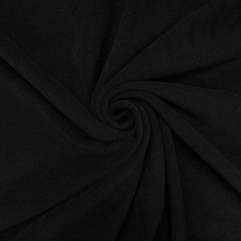 Olive Green Fleece Poncho: Pixie Hooded Winter Cape Black
