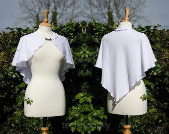 Capa de Jersey de Algodão Branco: Capa para Casamento - Feita sob Medida