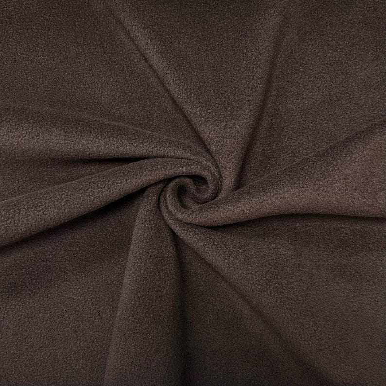 Olive Green Fleece Poncho: Pixie Hooded Winter Cape Brown