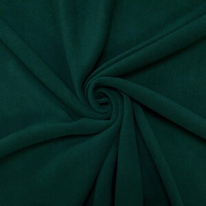 Olive Green Fleece Poncho: Pixie Hooded Winter Cape Bottle Green
