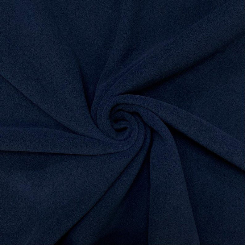 Olive Green Fleece Poncho: Pixie Hooded Winter Cape Midnight Blue