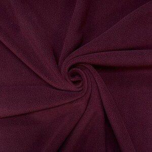 Olive Green Fleece Poncho: Pixie Hooded Winter Cape Maroon