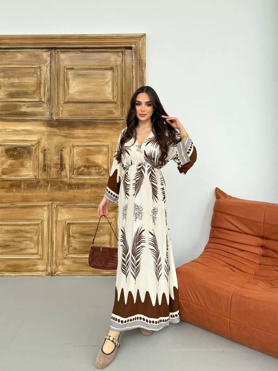dress shirts for men brown Monroe Mahogany Maxi Dress main image 0