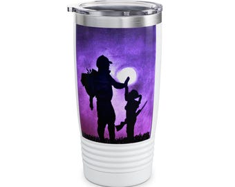 Family Hunt Moonlight Memories Ringneck Tumbler, Lid Gift, 20oz - Gift for Hunters, Hunting Tumbler, Outdoor Enthusiast Cup, Hunting
