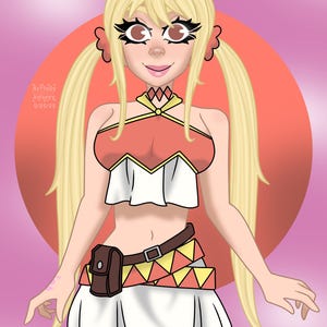 Lucy Heartfilia Digital Print