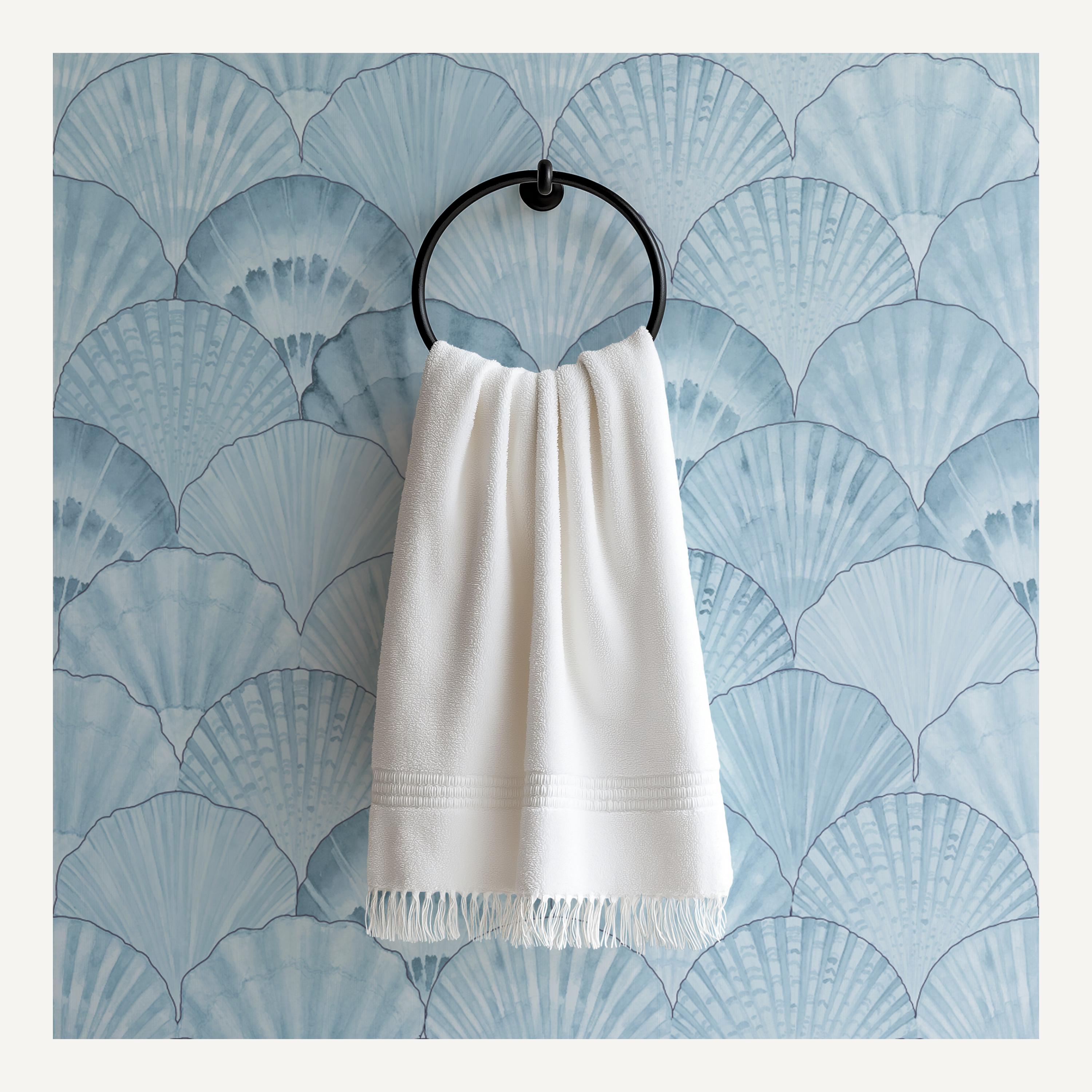 Coastal Wallpaper Shell Wall Decoration Nautical Wallpaper Bathroom ...
