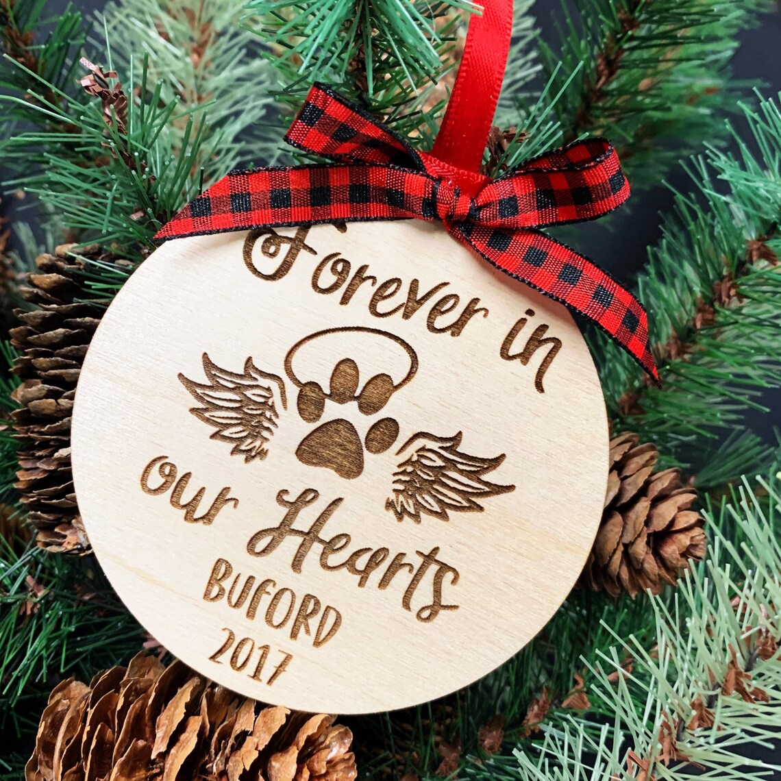 Personalized Pet Memorial Ornament Pet Memorial Ornament Etsy