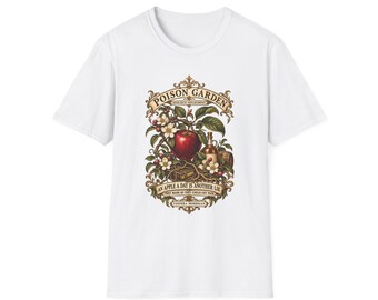 An Apple a Day — Poison Garden Research Department White T-Shirt | Vespera Morrigan