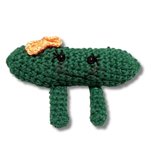 8" Long Sweet Sally Pickle Plush Toy Handmade And Unique Great Gift