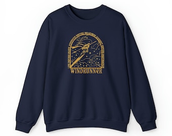 Camisa bordada de las Tormentas: diseño de Windrunner, top con símbolo radiante, regalo para fans de Sanderson, merchandising del Archivo de las Tormentas