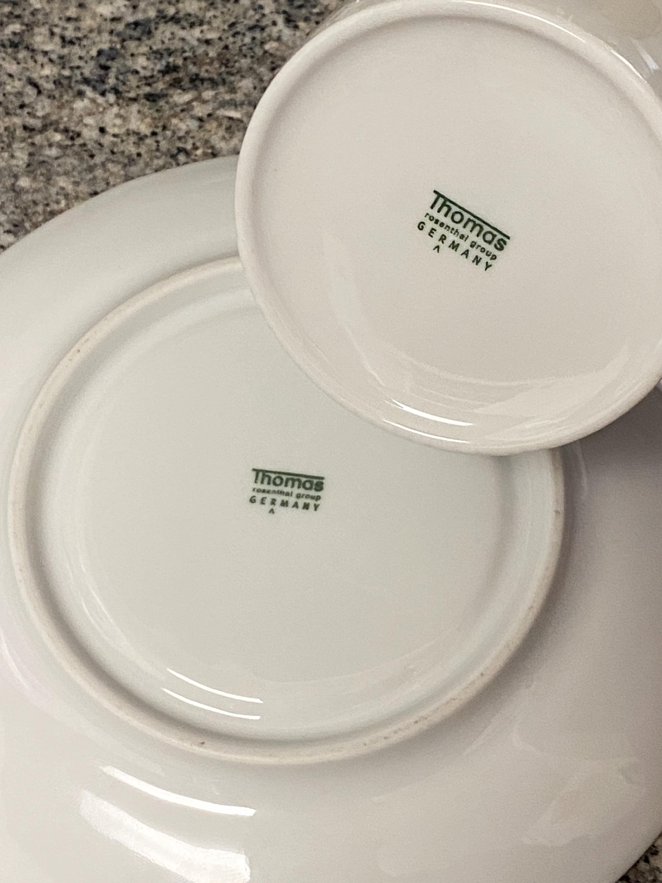 Thomas Medallion Vintage (Rosenthal) 4 Coffee Cups + 3 Saucers – Vintage Germany
