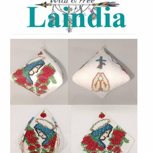 Virgen De Gaudalup (Virgin Mary) praying hands digital bead pattern-48 row