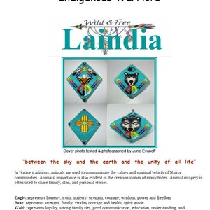 Indigenous Warriors 3 D 4 sided pod pattern-Digital Download