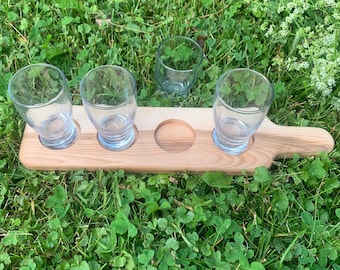 Cata de cerveza artesanal de madera de abedul: regalo para cerveceros caseros