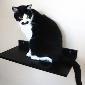 Wood Cat Climbing Shelf - Cat Climbing Shelf - Cat Perch for Feline Friends - Pet Furniture - Cat Toy - Cat Retreat - Cat Climbing