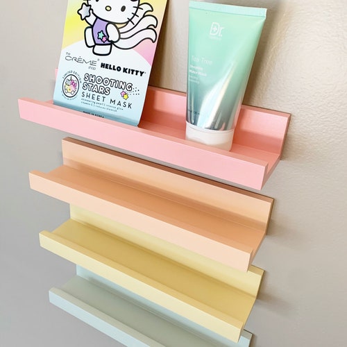 18 Colorful Painted Shelf Shelf Decor Nursey Shelves Etsy