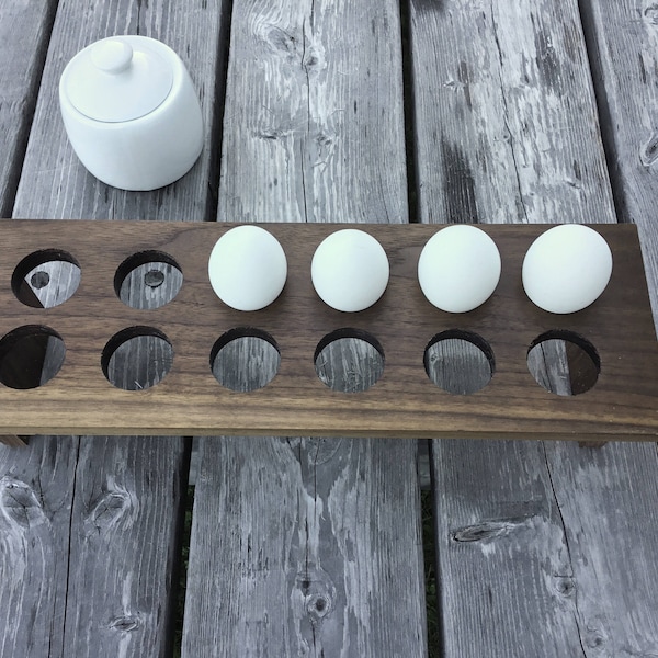 Egg Display Tray - Wood Egg Holder - Egg Storage - Farmhouse Kitchen - Farmhouse Style - Housewarming - Home Cooks - Farm - Homesteader