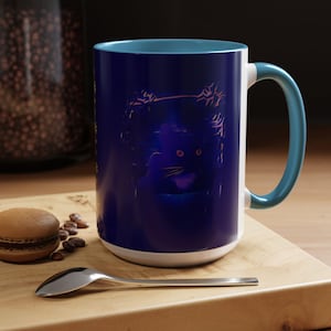 The Original Nightvision Cute Cat Mug (11 & 15 oz.) -The Daily Cup, Fun Gift for Cat and Animal Lovers, Coffee and Tea Lovers, Morning Mug