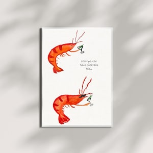 Shrimp cocktail Wall print