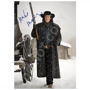 Michael Madsen The Hateful Eight Autograph Photo RP 12x8