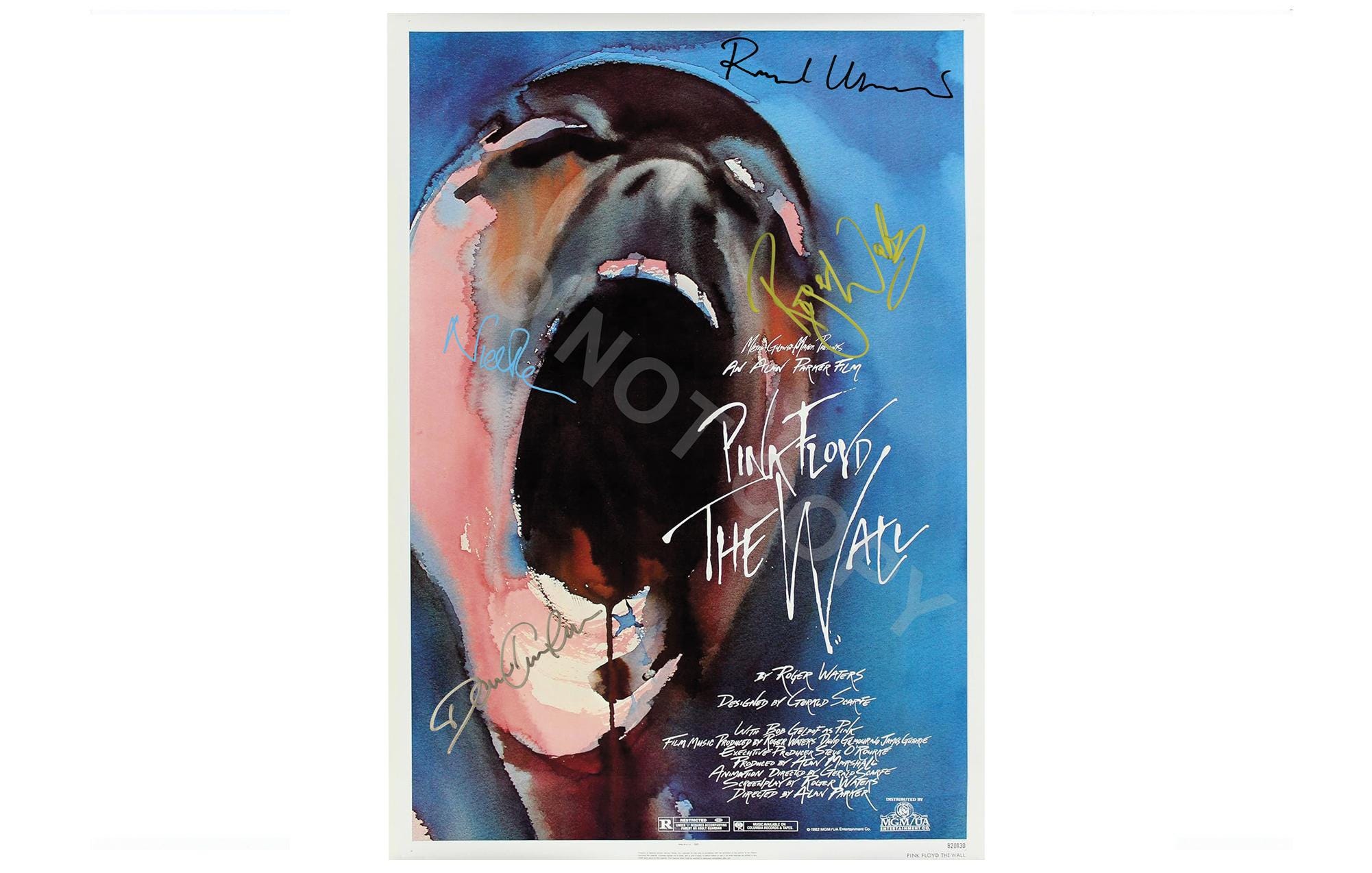 Pink Floyd 直筆サイン入りレコード LP ピンク・フロイド 送料無料