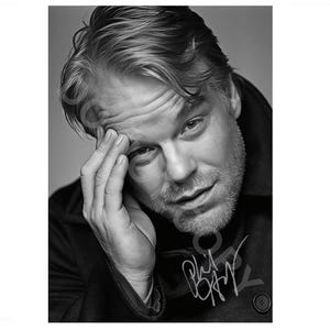 Phillip Seymour Hoffman Autograph Photo RP A4