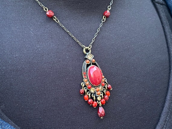 Boho Style Necklace, ca. 1990s - image 2