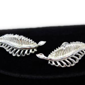 Boucles d’oreilles feuille - sur la carte originale, sur mesure Lady par Nemo, boucles d’oreilles Vintage