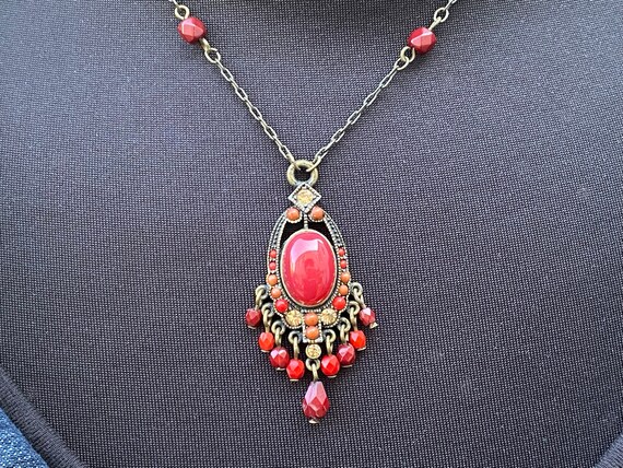 Boho Style Necklace, ca. 1990s - image 4