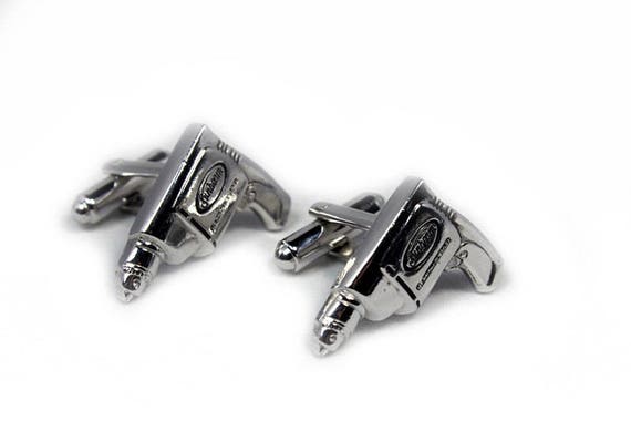 Speidel Drill Cuff Links - Sunbeam Drill, Vintage… - image 2