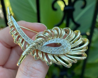 Marboux Rhinestone Brooch, ca. 1960s