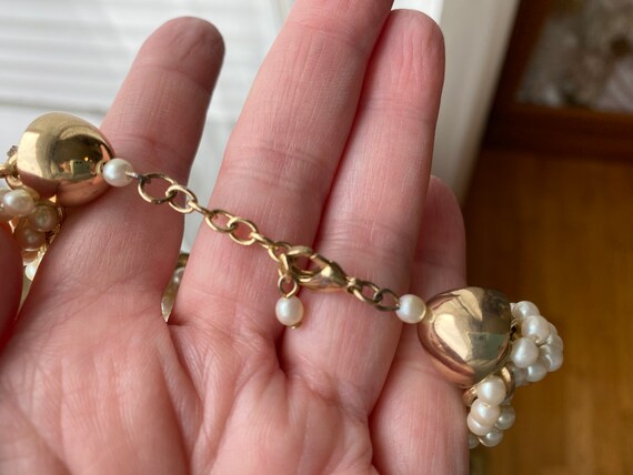 Torsade Style Bracelet With Faux Pearls, Ca. 1990s - Etsy Canada Torsade Style Bracelet With Faux Pearls, Ca. 1990s - Etsy Canada