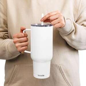 Insulated Tumbler, Personalized Travel Mug, Engraved Coffee Cup, Stainless Steel Flask, Gifts for Him/Her, Summer Hydration