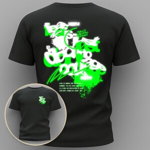 Experimental Typography T-Shirt | Statement T-Shirt by TeeandCap