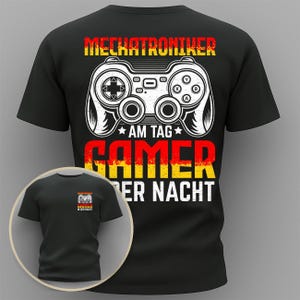 Camiseta de diseño para gamers con temática de ingeniería mecatrónica | Camiseta con mensaje de TeeandCap