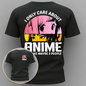 Mi interessano solo le magliette anime | Maglietta Statement di TeeandCap